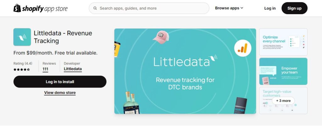 Littledata ‑ Revenue Tracking