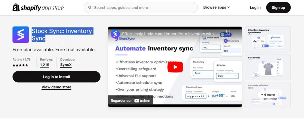 Stock Sync: Inventory Sync